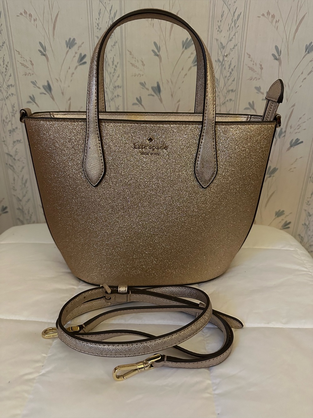 Kate Spade Metallic Gold Tote